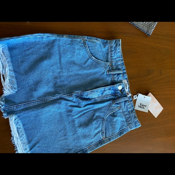 Nikita High Rose Jean Skirt from Tiger Mist - Picture 5 of 7